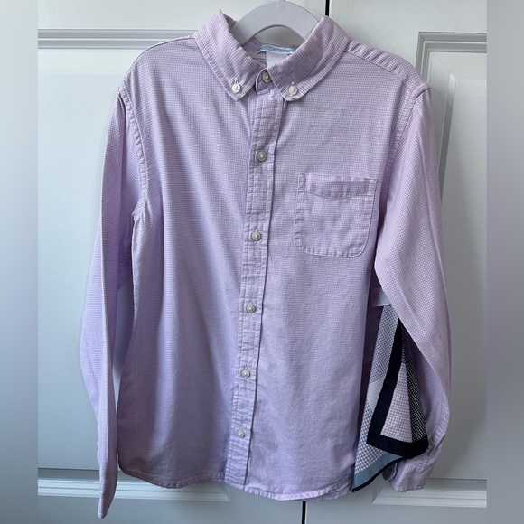 Chemise Button-down Janie And Jack Garçon - Taille 4, Blanc, 100% Coton, Occasion Très Bon état
